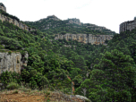 Die Landschaft  im inneren des Naturparks Serra de Montsant