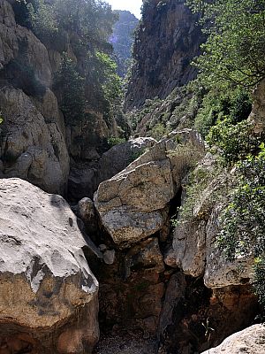 Diese Stelle haben wir auf dem Weg westlich umgangen