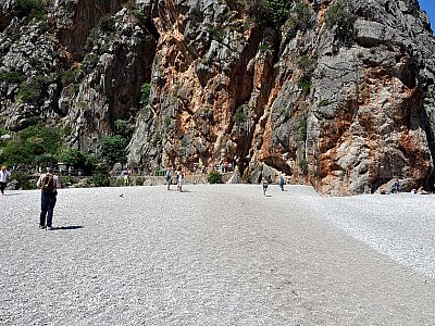 ... für kleinere Erkundungen der Schlucht genutzt.