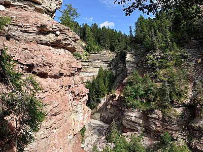 Auch während des Aufstiegs haben wir eine herrliche Aussicht