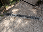 ... und betreten das UNESCO-Welterbe.