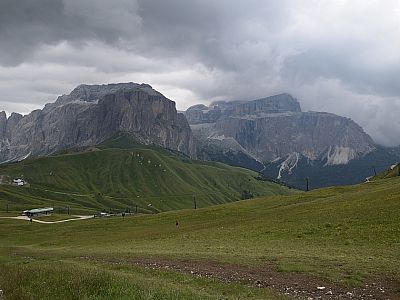 Auch der Gipfel des Piz Boe im Osten ist nicht mehr zu sehen