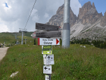 Auf dem Weg 526 wandern wir nach Norden Richtung Rifugio Emilio Comici