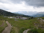 ... wieder den Ausgangsort am Sellajoch.