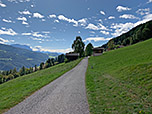 Der Fahrweg leitet uns weiter westwärts