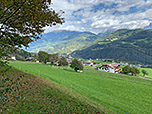 Blick hinunter nach Feldthurns