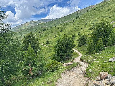 Die steilen Steigungen haben wir endgültig hinter uns gelassen