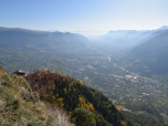 ... und hinunter nach Meran...
