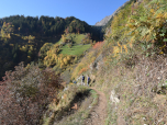 Am Ende ist der Vellauer Felsenweg weniger ausgesetzt.