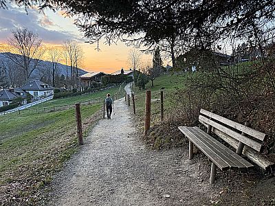 ...auf St. Quirin zu