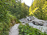 Ein letztes Mal geht es über den Grießbach