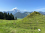 Blick zum Kaisergebirge