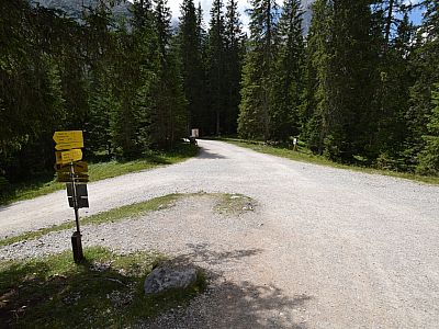 Hier halten wir uns geradeaus