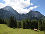 Der Ausblick von der Seilbahn zum Seebenfall