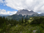 Das Zugspitzmassiv im Norden
