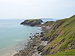 Blick zurück auf Gateholm