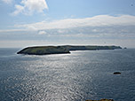 Blick auf Skomer