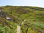 Der Weg wendet sich nach Südosten...