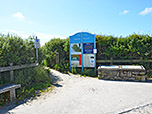 Unsere Wanderung beginnt am Parkplatz Borthwen